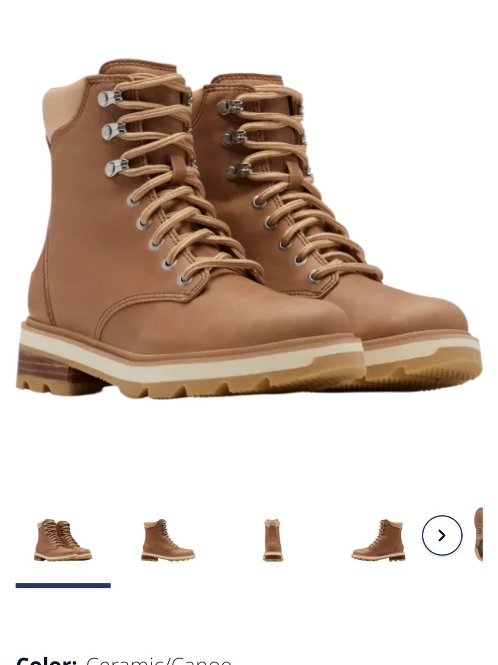 Sorel Ceramic/Canoe Women’s Lenox Waterproof Boots